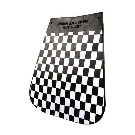 MUD FLAP CHECKER BLACK AND WHITE CUPPINI