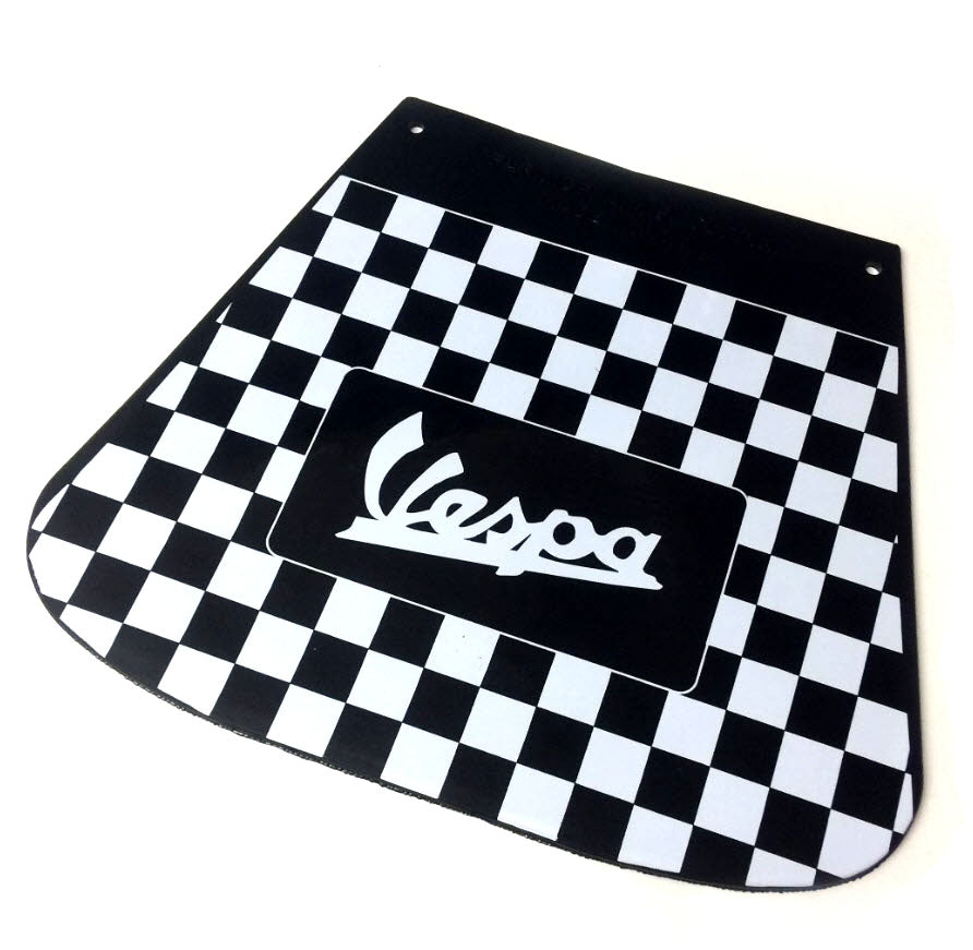 MUD FLAP CHECKER WITH VESPA LOGO CUPPINI
