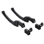 MG BIKETEC *LONG BLACK* LEVER PAIR LEFT & RIGHT VESPA GTS300 GTS310 HPE2 2023-