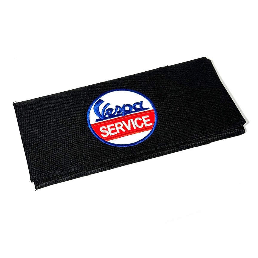 VESPA SERVICE CANVAS TOOL ROLL BAG BLACK