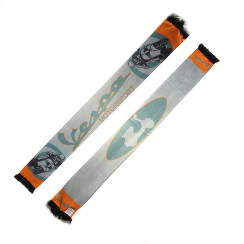 Orange & Olive Vespa Motorsport Scarf