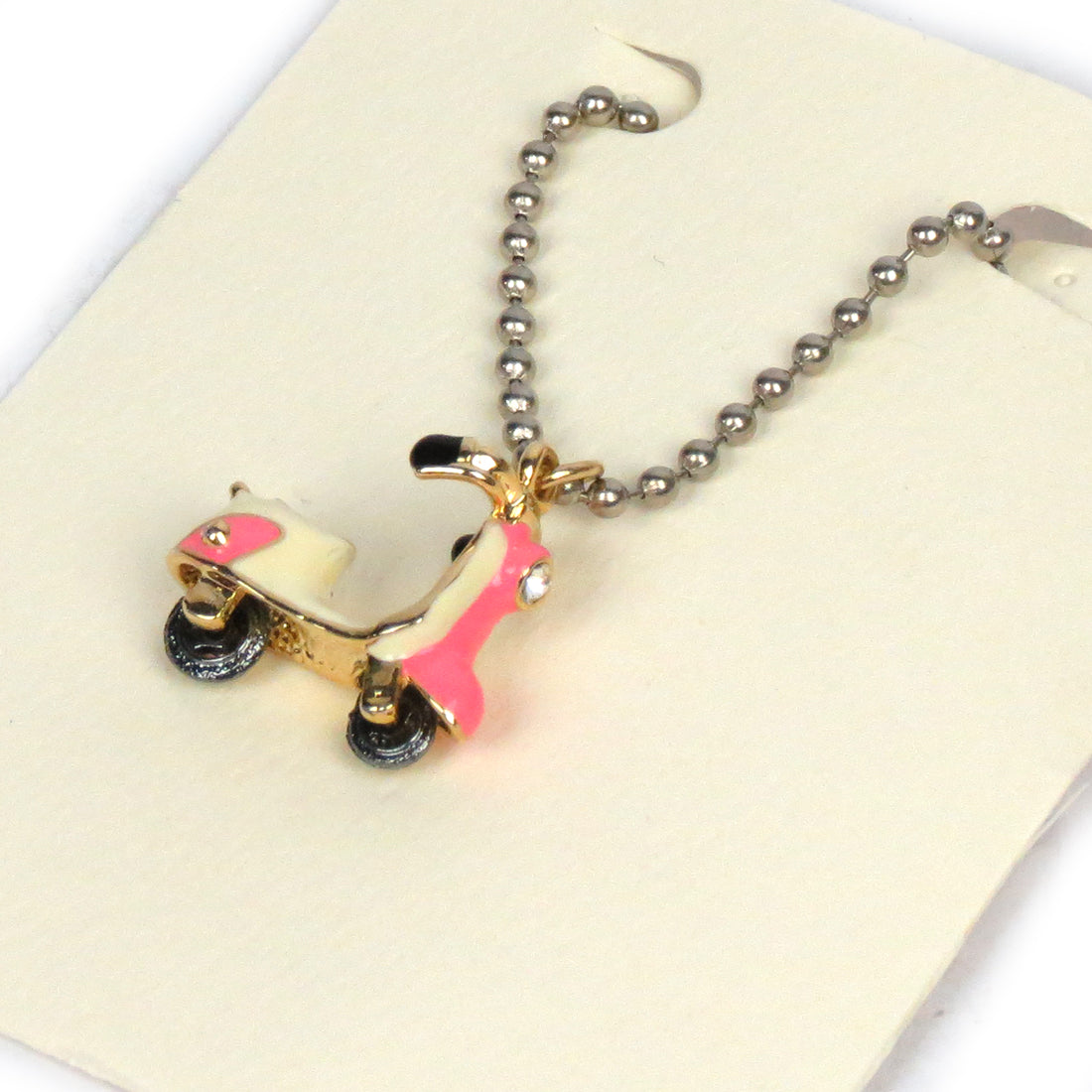 Metal Scooter Charm/Necklace