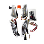 DELUXE EURO CLEAR FRONT/REAR SIGNAL CONVERSION KIT FOR USA/CANADA/MEXICO PRIMA/SPRINT 50/150CC ***INCLUDES SET OF 4 TURN SIGNALS***
