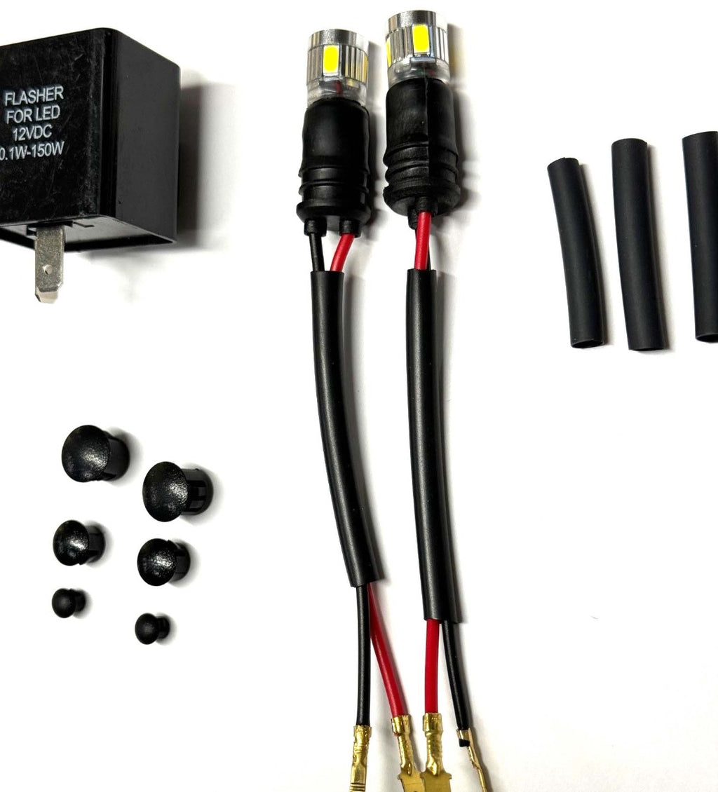 LED FRONT TURN SIGNAL EURO LIGHTING UPGRADE KIT FOR VESPA PRIMAVERA AND SPRINT 150