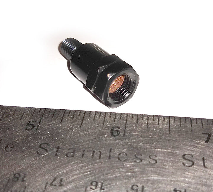 MIRROR ADAPTER 8mm LEFT HAND THREAD (REVERSE THREAD) MALE TO 10mm LEFT HAND (REVERSE THREAD) FEMALE