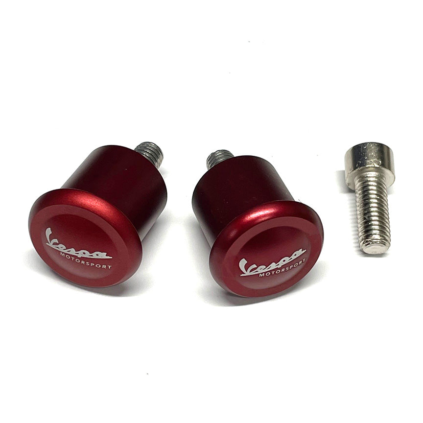 MIRROR PLUG (PAIR) CNC ALUMINIUM GUN METAL GREY (TITANIUM) ANODIZED FOR GTS 300 PRIMAVERA SPRINT & PIAGGIO