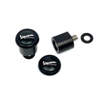 MIRROR PLUG (PAIR) CNC ALUMINIUM BLACK ANODIZED FOR GTS 300 PRIMAVERA SPRINT & PIAGGIO