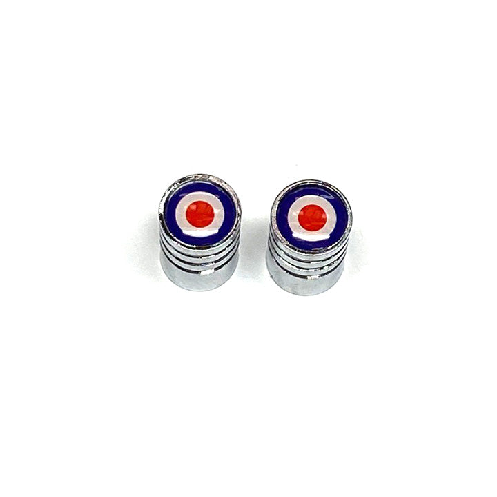 Mod Target CHROME Tire Valve Stem Cap PAIR **SUPER SALE*