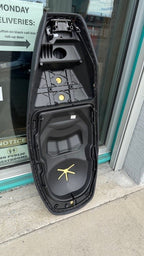HEATED SADDLE SEAT - COMFORT PIAGGIO MP3 530 2023- (DAMAGED, SMALL TEAR IN THE VINYL) **CLOSEOUT**