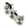 CHROME W Bracket/Clamp For Rack to Mod Style Mirrors
