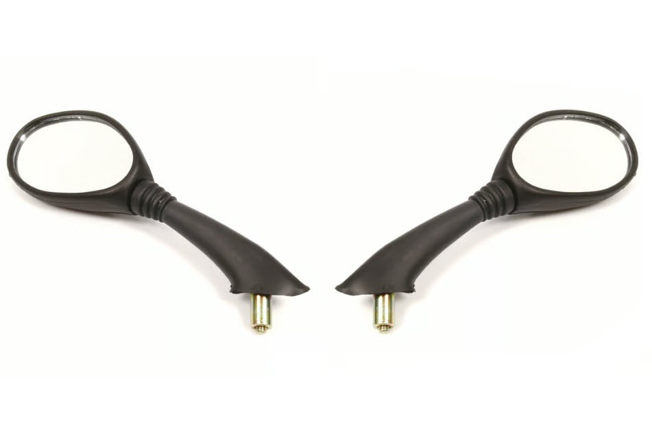 ET2/ET4 BLACK EURO STYLE MIRRORS PAIR (ALSO, 2003 LT)