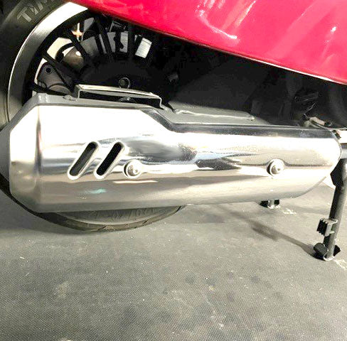 MUFFLER COVER HEAT SHIELD CHROME (NO HARDWARE) ROYAL ALLOY GT150