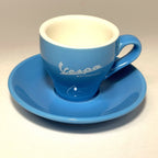 4 CUP SET VESPA MOTORSPORT ESPRESSO CUP & SAUCER SET