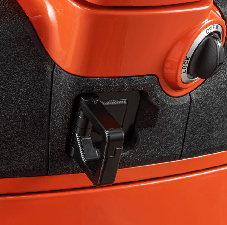 CNC ALUMINUM BLACK BAG HOOK VESPA GTS GTV GTS310 HPE2 2023-- CURRENT