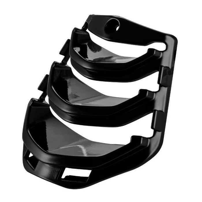*GLOSSY BLACK* GRILL CHEVRON FOR HORN COVER VESPA PRIMAVERA SPRINT 50 150 2024-