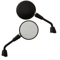 MATTE BLACK SHORTY MIRRORS PAIR (RIGHT AND LEFT) ROUND SPRINT/PRIMA/GTS HPE 2020-2022