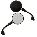 MATTE BLACK SHORTY MIRRORS PAIR (RIGHT AND LEFT) ROUND SPRINT/PRIMA/GTS HPE 2020-2022
