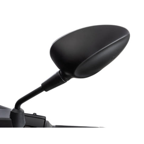 MATTE BLACK SHORT SPRINT MIRRORS PAIR 50/150 (ALSO FITS PRIMAVERA & GTS HPE)