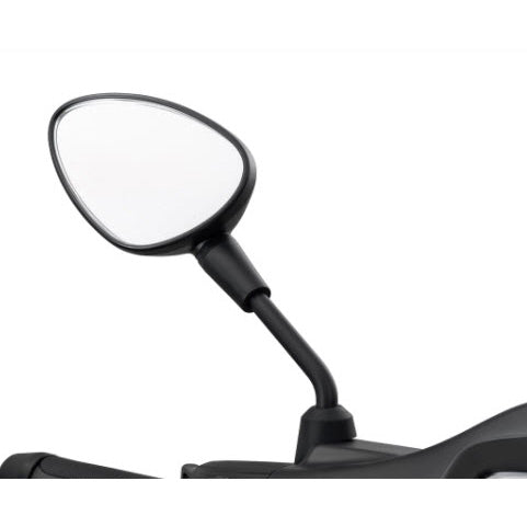 MATTE BLACK SHORT SPRINT MIRRORS PAIR 50/150 (ALSO FITS PRIMAVERA & GTS HPE)