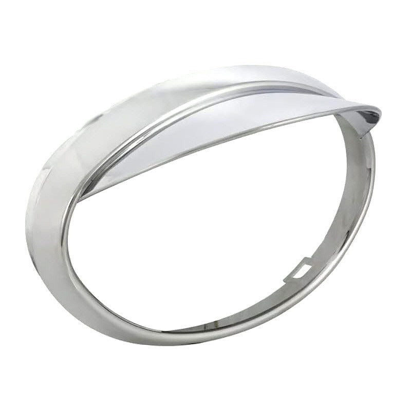 Chrome Headlight Rim with Visor Vespa ET2/4