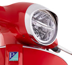 HEADLIGHT RIM BEZEL VISOR CHROME VESPA GTS, SUPER TECH 300 HPE2 GTS310