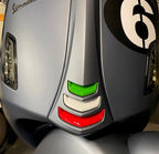 HORN COVER GRILL ITALIAN FLAG COLORS SET OF 3 VESPA GTS HPE 2020-2022 (MV500090I)