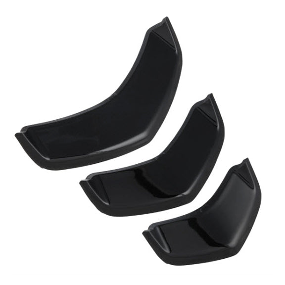 *GLOSS BLACK* HORN COVER CHEVRON GRILL SET OF 3 GTS300 HPE 2020-2022