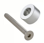 BAR END MIRROR MOUNTING WEIGHT SPACER 22MM EACH FOR MIRRORS THAT CLAMP AROUND THE HANDLE BAR