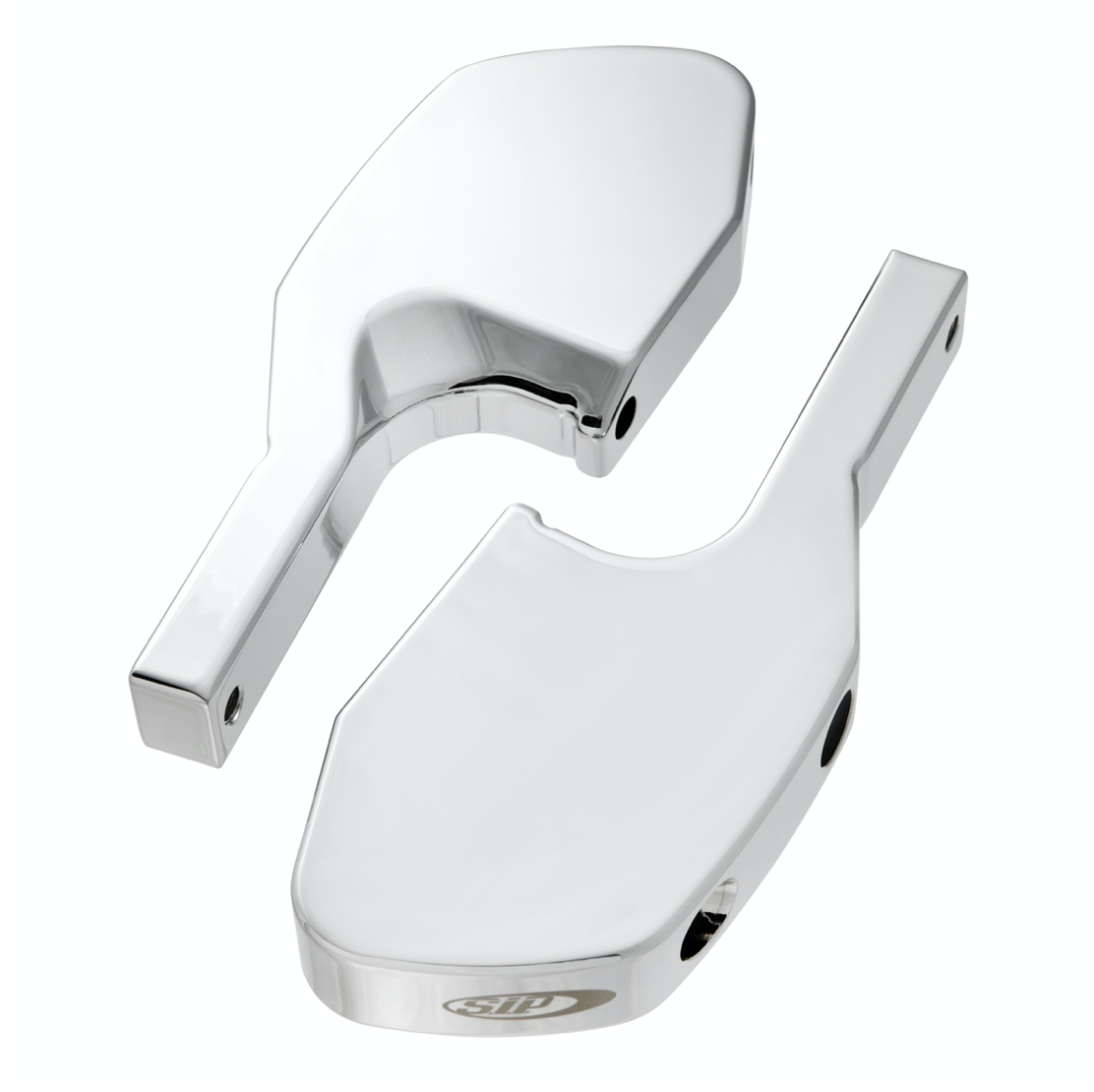**CHROME** PASSENGER FOOTPEG EXTENDERS - GT/GTS/SUPER/GTV-GERMAN MADE (REQUIRES T30/T40 W/EXTENDER)