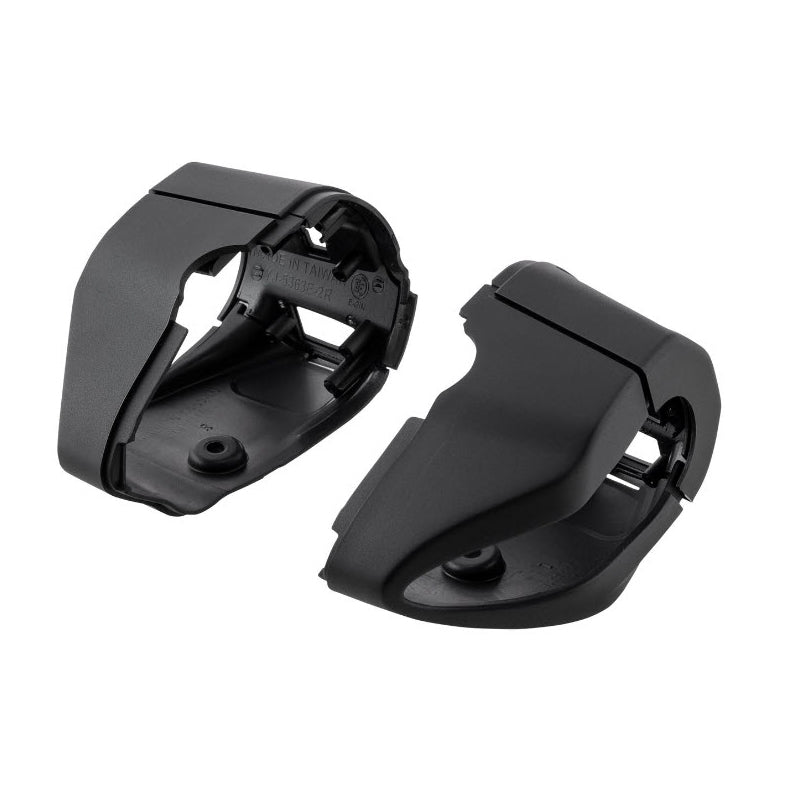 *MATTE BLACK* EURO STYLE SWITCH COVER VESPA PRIMAVERA SPRINT PAIR SET
