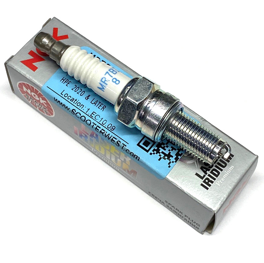 NGK SPARK PLUG IRIDIUM (COOLER) - GTS/GTV/SUPER 300 HPE 2020 & LATER (1A013926) MR7BI-8