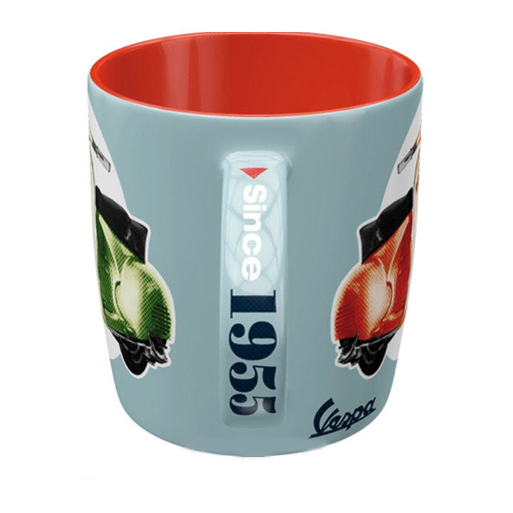 **GS150 1955** 12 oz COFFEE MUG RED/WHITE/YELLOW