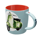 **GS150 1955** 12 oz COFFEE MUG RED/WHITE/YELLOW