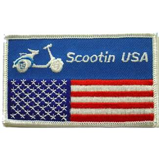 Scootin USA Patch