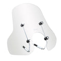 CLEAR OEM PIAGGIO MEDIUM EURO WINDSHIELD VESPA GTS 300 HPE2 GTS310 2023-TO CURRENT (14" TALL x 28" WIDE) (1B010112 1B006494)