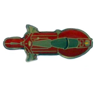 GS Scooter Top View Pin RED