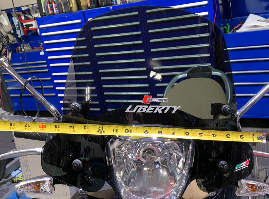 MALOSSI Sport Style Flyscreen Piaggio Liberty ABS
