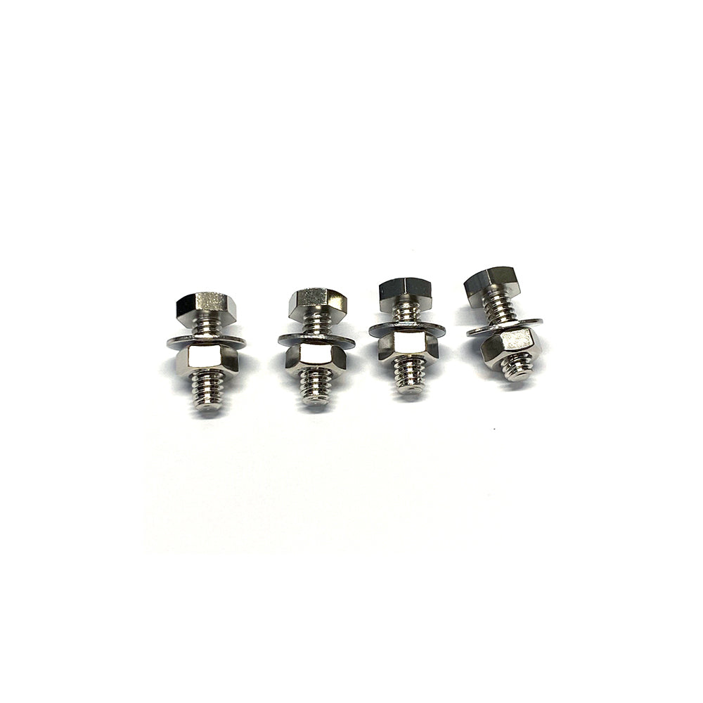 PIAGGIO SHIELD SET OF 4 LICENSE PLATE SCREWS