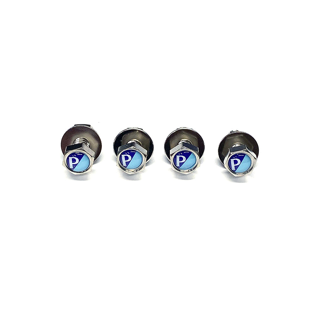 PIAGGIO SHIELD SET OF 4 LICENSE PLATE SCREWS