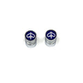 Piaggio Logo CHROME Valve Stem Caps **Pair**