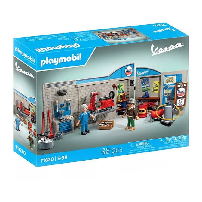 PLAYMOBIL 71620 VESPA SERVICE WORKSHOP WITH VESPA SPRINT VELOCE 150 1969 TOY