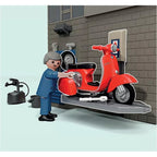 PLAYMOBIL 71620 VESPA SERVICE WORKSHOP WITH VESPA SPRINT VELOCE 150 1969 TOY