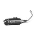 BLACK **AKRAPOVIC** PERFORMANCE EXHAUST (MUFFLER) PRIMA/SPRINT 150 3V iGET 2017-2023