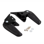 *BLACK* FOLD-OUT ALUMINIUM PASSENGER FOOT PEGS VESPA PRIMAVERA SPRINT (MV8272B)
