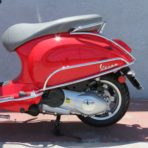 Rear Chrome Bars Original Piaggio Vespa for Primavera & Sprint ALL YEARS (1B000928)