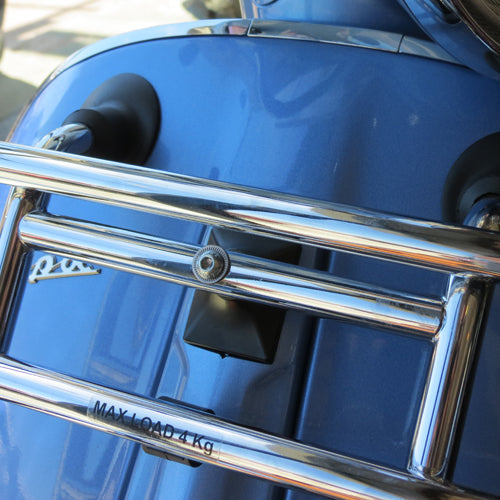 Chrome Front Folding Rack OEM Vespa Primavera/Sprint