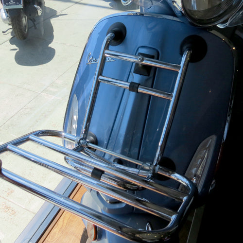 Chrome Front Folding Rack OEM Vespa Primavera/Sprint