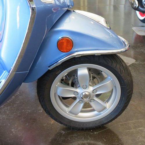 11" WHEEL Vespa Chrome Front Fender Guard Primavera 2015-2018