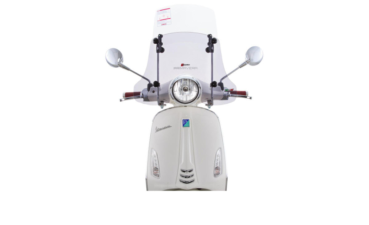 Adjustable Midsize Faco Twin Windscreen for Vespa Primavera 50/150