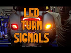 COMPLETE SET OF 4 SMOKED KOSO LENS LED SWITCHBACK RUNNING/TURN SIGNAL LIGHT KIT VESPA GTS GTV HPE2 GTS310 2023-CURRENT